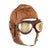 Original Japanese WWII 1941 Dated Leather Winter Flying Helmet with Pilot Goggles Original Items