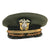 Original U.S. WWII Era US Navy “Combination Cap” Peaked Visor For WWII and Korean War Veteran - Commander Daniel R. Harris USN Original Items