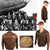 Original U.S. WWII B-17 My Devotion Painted A-2 Jacket and B-2 Hat Named to Waist Gunner Robert L. Allman - 8th Air Force, 388th Bombardment Group, 563rd Bomb Squadron Original Items