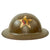 Original U.S. WWI 2nd Infantry Division “Indian Head” Painted M1917 Doughboy Helmet - Complete Original Items