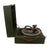 Original U.S. WWII Army Model D-200 Record Player by L.M. Sandwick with "Mexican Hat Dance" Record & Apr. 13 1945 Yank Magazine Original Items