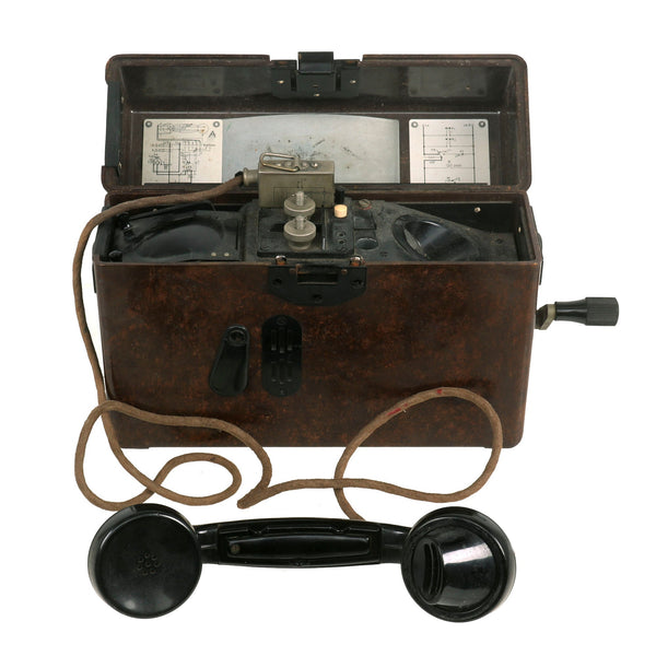 Original German WWII Wehrmacht Model FF33 Field Telephone by SF Dated ...