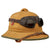 Original German WWII 1942 Dated First Model DAK Afrikakorps Sun Helmet by ORL with Ultrasin Goggles - size 55 Original Items