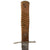 Original German WWI Trench Fighting Knife by DEMAG with WWII USGI Decorated Leather Belt Sheath Original Items