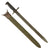 Original U.S. WWII M1942 Garand 16" Bayonet by Union Fork & Hoe with M3 Scabbard - dated 1942 Original Items