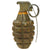 Original U.S. WWII Inert MkII Pineapple Grenade with Yellow Ring & M10A1 Fuze Original Items