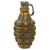 Original U.S. WWII Inert MkII Pineapple Grenade with Yellow Ring & M10A1 Fuze Original Items