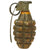 Original U.S. WWII Inert MkII Pineapple Grenade with Yellow Ring & M10A1 Fuze Original Items