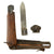 Original German WWII Late War Luftwaffe Take Down Fallschirmjäger Gravity Knife with Solingen RB Number Original Items