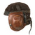 Original German WWII Luftwaffe LKpN101 Netzkopfhaube Summer Flying Helmet in Size 60cm with Avionics Original Items