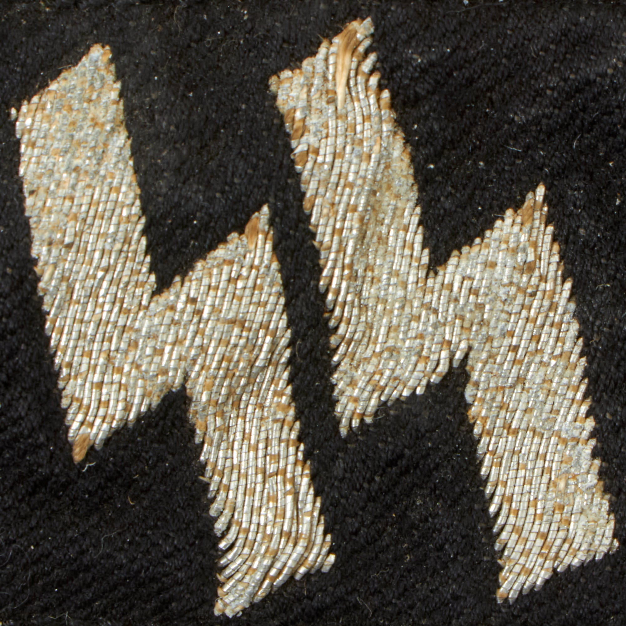 Original German WWII SS Flatwire Embroidered EM/NCO Double Sig Rune Co ...