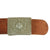 Original German Pre WWII Army Heer EM/NCO Brown Leather Belt with Pebbled Aluminum Buckle by Herman Knoller - dated 1939 Original Items