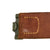Original German Pre WWII Army Heer EM/NCO Brown Leather Belt with Pebbled Aluminum Buckle by Herman Knoller - dated 1939 Original Items