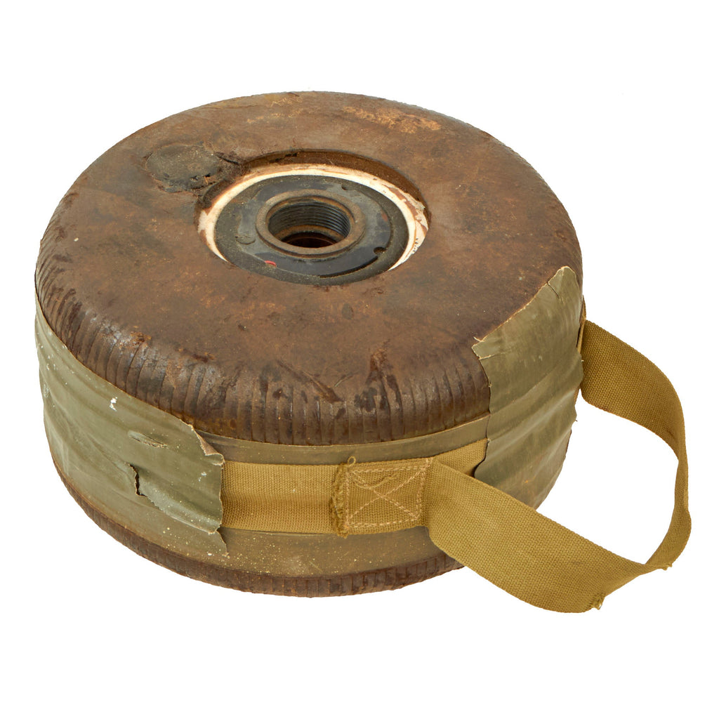 Original Rare U.S. WWII M5 Minimum Metal Plastic Cased Inert Anti-Tank Mine Original Items