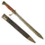 Original German WWI M1898/05 A/a Butcher Sawback Bayonet by Erfurt with Scabbard Original Items
