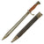 Original German WWI M1898/05 A/a Butcher Sawback Bayonet by Erfurt with Scabbard Original Items