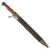 Original German WWI M1898/05 A/a Butcher Sawback Bayonet by Erfurt with Scabbard Original Items