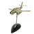 Original U.S. Korean War / Vietnam War Era Republic F-84F Thunderstreak Complete Display Model With Original Wooden Case - Case Measures 20 ½” x 16” x 8” Original Items