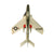 Original U.S. Korean War / Vietnam War Era Republic F-84F Thunderstreak Complete Display Model With Original Wooden Case - Case Measures 20 ½” x 16” x 8” Original Items