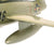 Original U.S. Korean War / Vietnam War Era Republic F-84F Thunderstreak Complete Display Model With Original Wooden Case - Case Measures 20 ½” x 16” x 8” Original Items