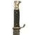 Original German WWII Service Used Late Pattern HJ Knife with Scabbard - Markings Worn Away Original Items