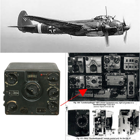 Original German WWII Luftwaffe Junkers Ju 88 Empfänger Zielflug 6 EZ6 Direction Finder Receiver Original Items