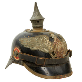 Original German Prussian M1915 Garde Infantry EM-NCO Pickelhaube Helmet