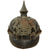Original German WWI Kingdom of Württemberg M1915 Infantry EM/NCO Pickelhaube Spiked Helmet with Original Cockades & Depot Markings - Dated 1915 Original Items