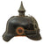 Original German WWI Kingdom of Württemberg M1915 Infantry EM/NCO Pickelhaube Spiked Helmet with Original Cockades & Depot Markings - Dated 1915 Original Items