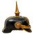 Original Imperial German WWI Prussian Infantry Officer Model 1897 Pickelhaube Spiked Helmet Original Items