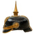 Original Imperial German WWI Prussian Infantry Officer Model 1897 Pickelhaube Spiked Helmet Original Items