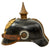 Original German WWI Prussian M1895 Pickelhaube Spiked Helmet with Original Cockades and Chinstrap - Size 57 Original Items