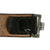 Original German WWII Early Army Heer EM/NCO Black Leather Belt with Pebbled Aluminum Buckle by G.K.&R. Original Items