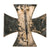 Original German WWII Iron Cross First Class 1939 EKI with Vertical Pinback by Fritz Zimmerman of Stuttgart Original Items
