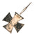 Original German WWII Iron Cross First Class 1939 EKI with Vertical Pinback by Fritz Zimmerman of Stuttgart Original Items