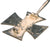 Original German WWII Iron Cross First Class 1939 EKI with Vertical Pinback by Fritz Zimmerman of Stuttgart Original Items