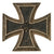 Original German WWII Iron Cross First Class 1939 EKI with Tapered Vertical Pinback - Unmarked Original Items