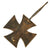Original German WWII Iron Cross First Class 1939 EKI with Vertical Pinback - Unmarked Original Items