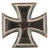 Original German WWII Navy Kriegsmarine Brass Core Iron Cross First Class 1939 EKI with Vertical Pinback - Unmarked Original Items