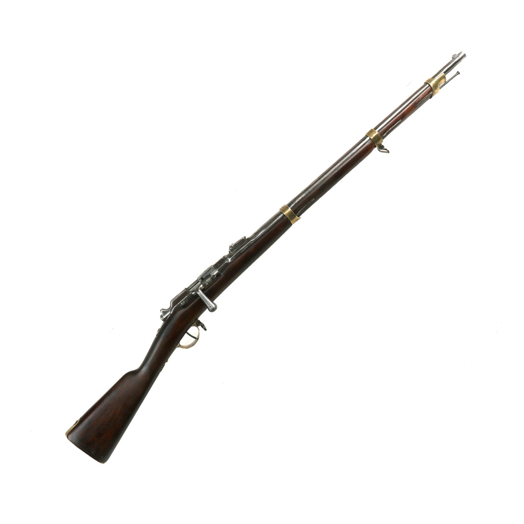 Original French MLE 1874 M80 Brass Mounted Gras Camel Short Rifle by Châtellerault serial A 708735 Original Items