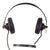 Original German WWII Panzer Armored Vehicle Model B Headset with Throat Mic Original Items