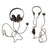 Original German WWII Panzer Armored Vehicle Model B Headset with Throat Mic Original Items