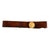 Original German WWII NSDAP Leader Leather Belt with Aluminum Belt Buckle by Wilhelm Deumer - RZM M4/72 Original Items