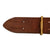 Original German WWII NSDAP Leader Leather Belt with Aluminum Belt Buckle by Wilhelm Deumer - RZM M4/72 Original Items