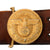 Original German WWII NSDAP Leader Leather Belt with Aluminum Belt Buckle by Wilhelm Deumer - RZM M4/72 Original Items