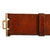 Original German WWII NSDAP Leader Leather Belt with Aluminum Belt Buckle by Wilhelm Deumer - RZM M4/72 Original Items