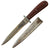 Original German WWII Bakelite Handle Trench Fighting Knife by PUMA-Werk with Scabbard Original Items