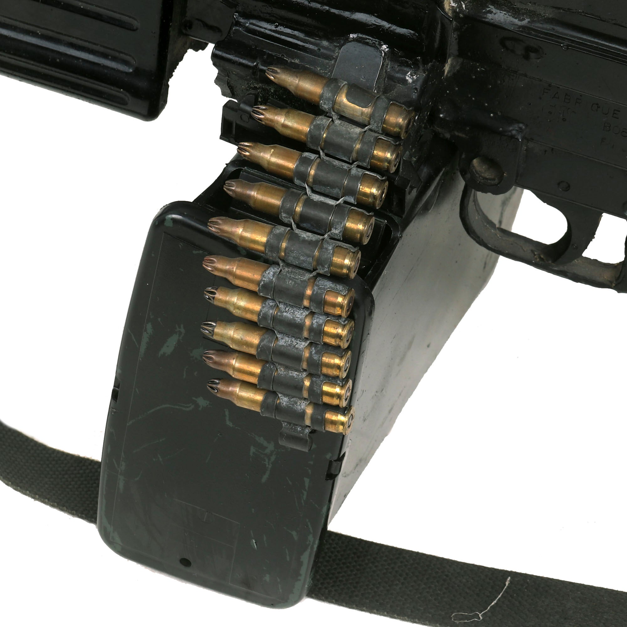 Rubber Rifle Rounds Original U.S. FN Minimi LMG Rubber Duck Molded Training Rifle with Sli ...