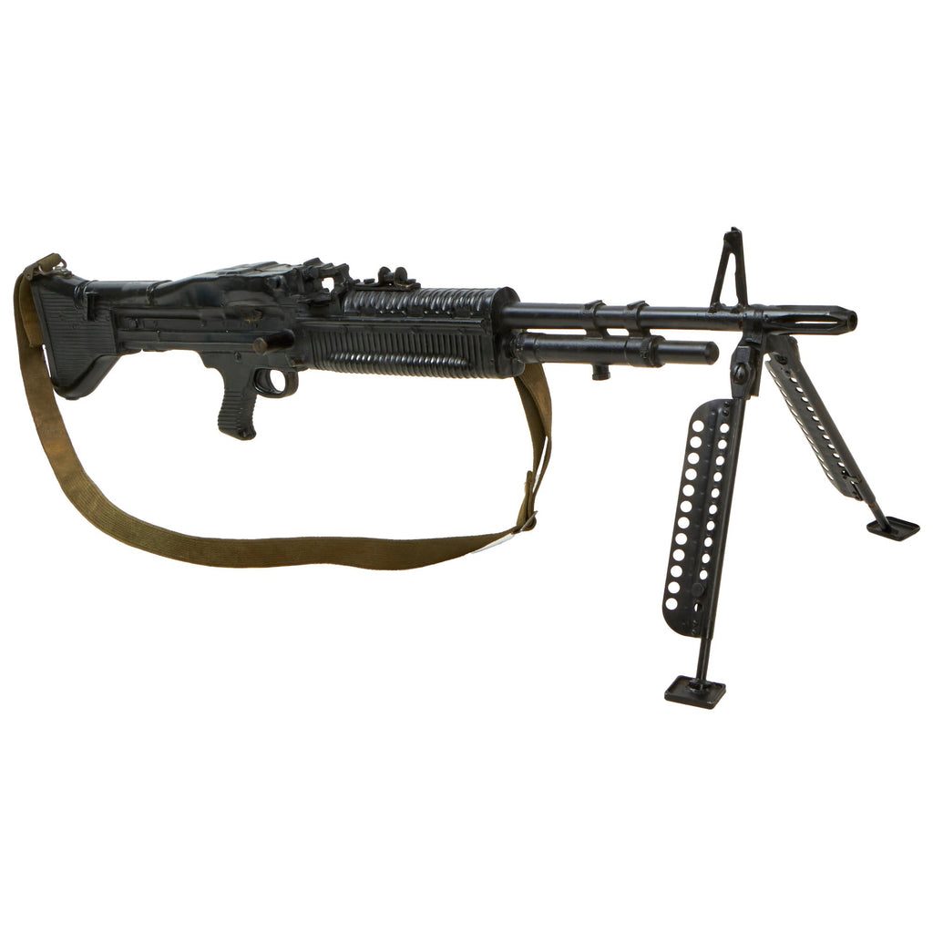 Original U.S. Vietnam War M60 "Rubber Duck" Display Machine Gun - TASO Fort Leonard Wood Original Items