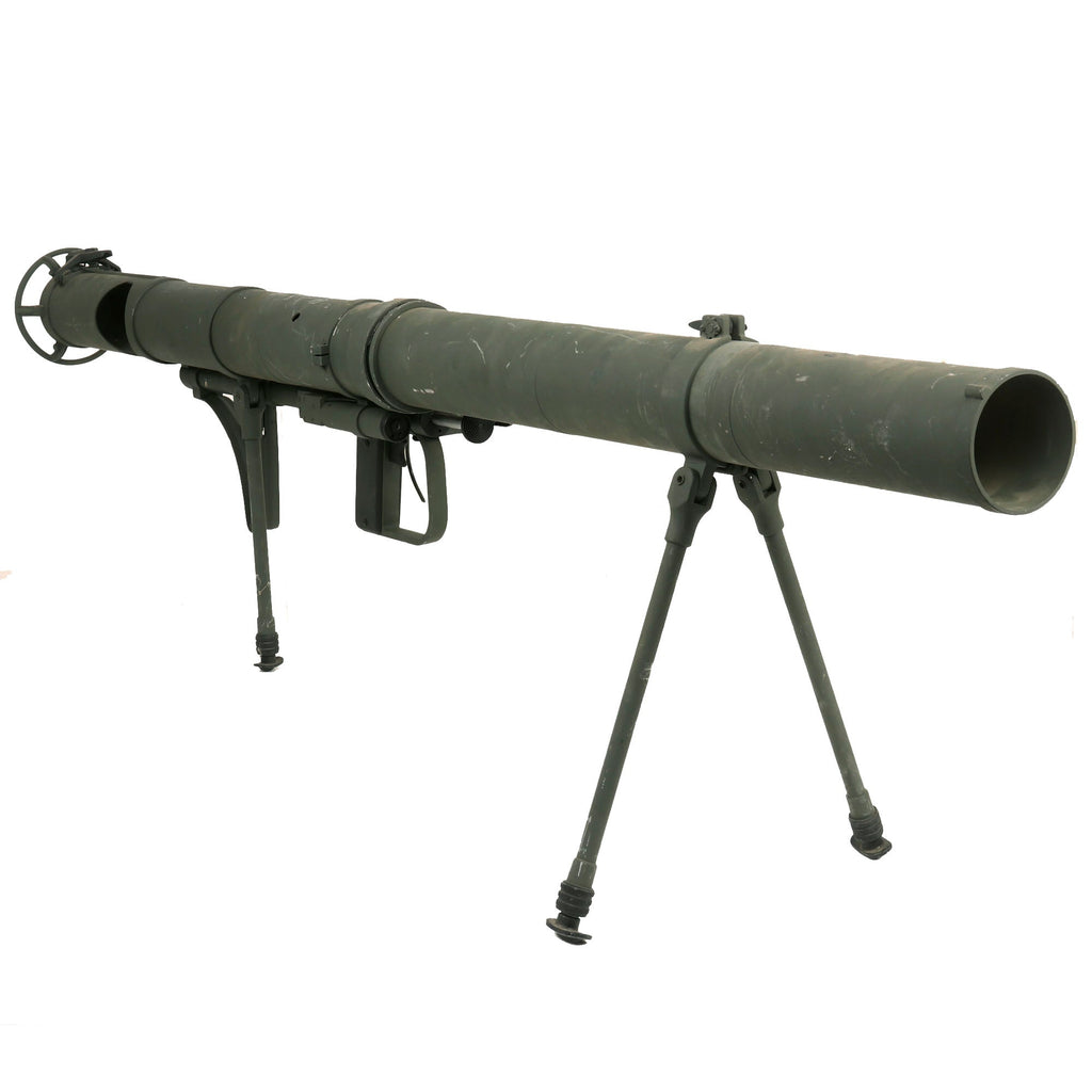 Original Spanish 88.9mm Instalaza M65 Bazooka Anti-Tank Launcher Serial 23924 dated 1979 - Inert Original Items